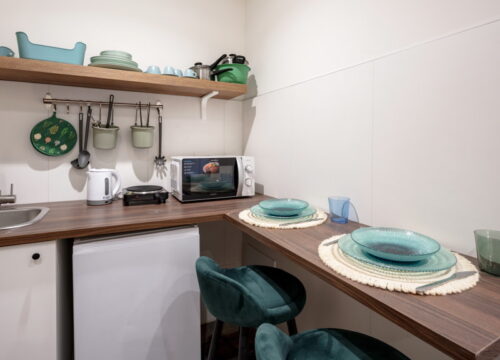 Angolo cucina Appartamento Wind Rose Suite Bari Sea a Bari - DomusCharme