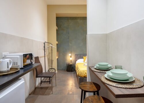 Angolo cottura Affittacamere Wind Rose Suite Bari Sea - DomusCharme