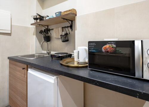 Angolo cottura Affittacamere Wind Rose Suite Bari Sea - DomusCharme